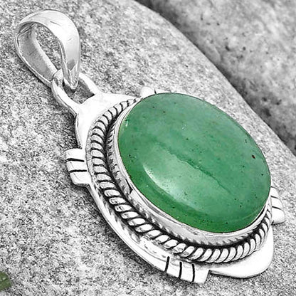 Natural Green Aventurine Pendant P-1463 SDP129021