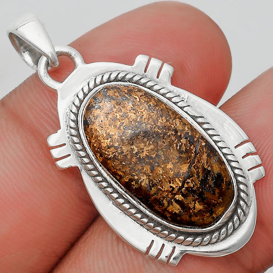 Natural Bronzite Pendant P-1463 SDP129023