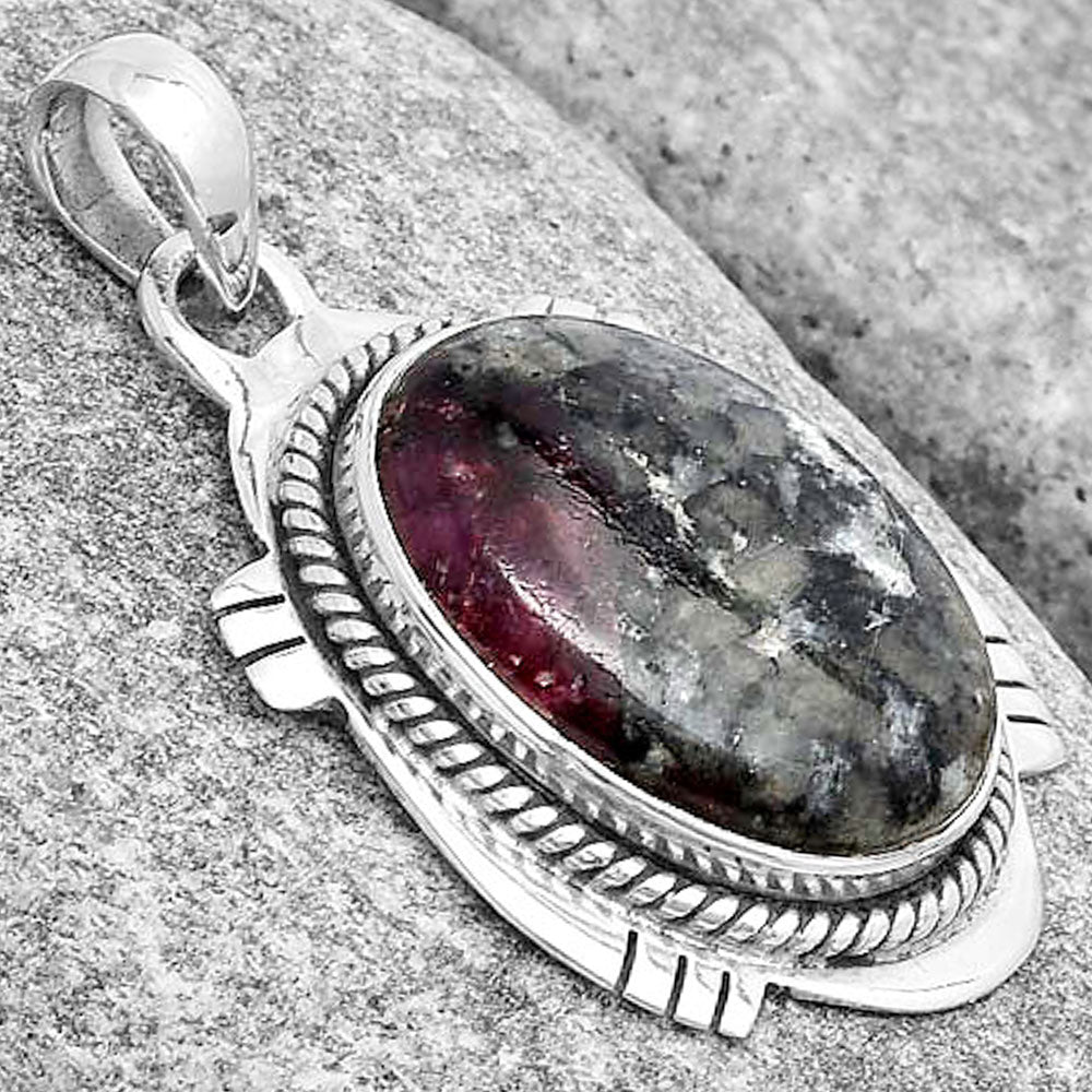 Natural Russian Eudialyte Pendant P-1463 SDP129024