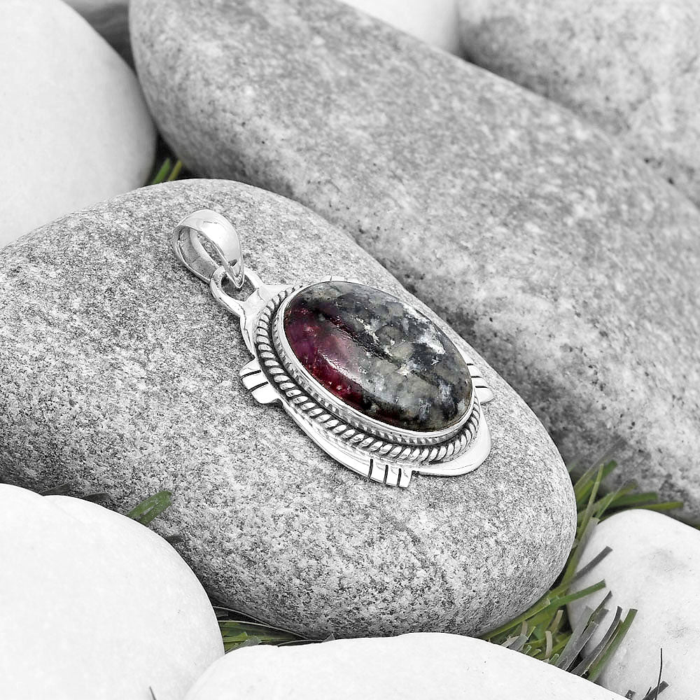 Natural Russian Eudialyte Pendant P-1463 SDP129024