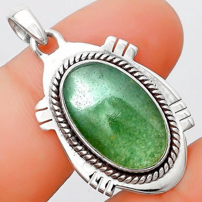 Natural Green Aventurine Pendant P-1463 SDP129032