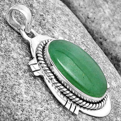 Natural Green Aventurine Pendant P-1463 SDP129032