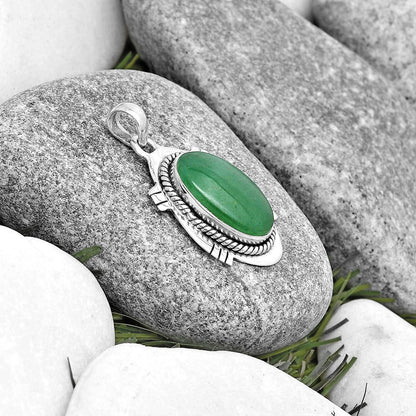 Natural Green Aventurine Pendant P-1463 SDP129032