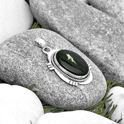 Natural Chrome Chalcedony Pendant P-1463 SDP129038