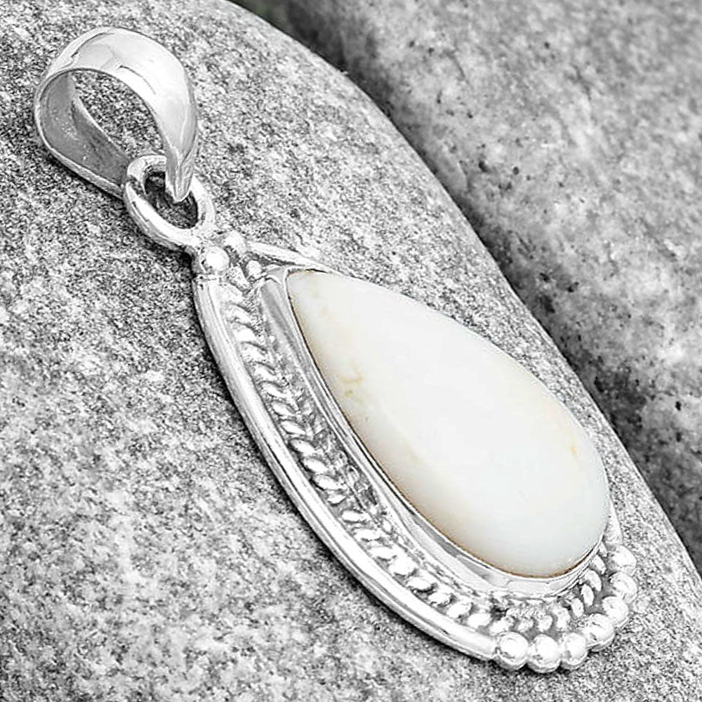 Natural White Opal Pendant P-1511 SDP129047