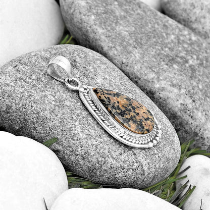 Natural Russian Honey Dendrite Opal Pendant P-1511 SDP129049