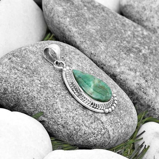 Natural Larsonite Jasper Pendant P-1511 SDP129057