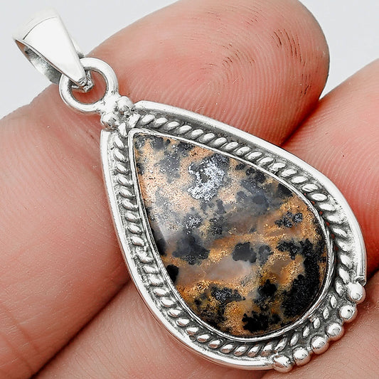 Natural Russian Honey Dendrite Opal Pendant P-1511 SDP129067
