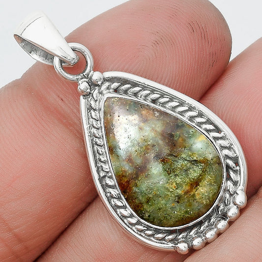 Natural Larsonite Jasper Pendant P-1511 SDP129073