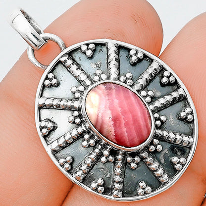 Natural Rhodochrosite Argentina Pendant P-1465 SDP129079