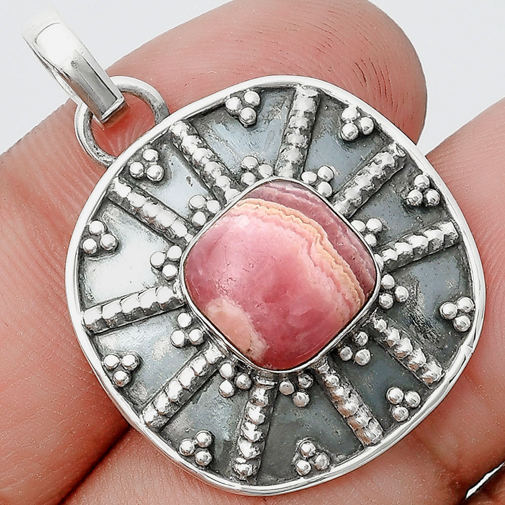 Natural Rhodochrosite Argentina Pendant P-1465 SDP129087