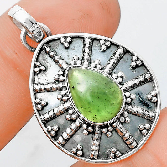 Natural Nephrite Jade - Canada Pendant P-1465 SDP129091