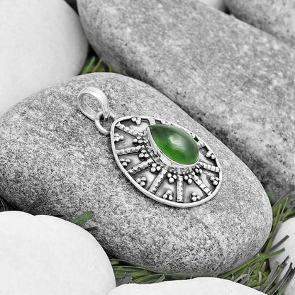 Natural Nephrite Jade - Canada Pendant P-1465 SDP129098