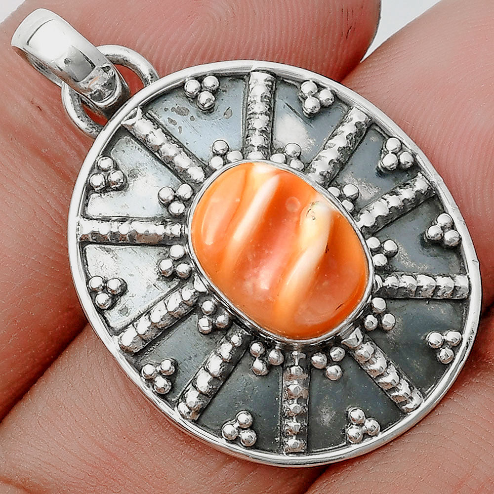 Natural Spiny Oyster Shell - Arizona Pendant P-1465 SDP129102