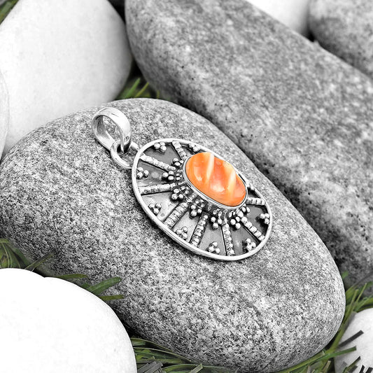 Natural Spiny Oyster Shell - Arizona Pendant P-1465 SDP129102