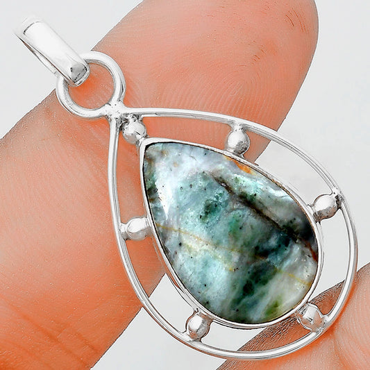 Natural Larsonite Jasper Pendant P-1297 SDP129123