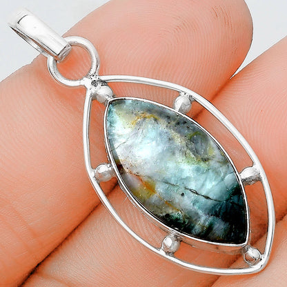 Natural Larsonite Jasper Pendant P-1297 SDP129124