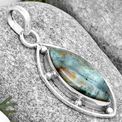 Natural Larsonite Jasper Pendant P-1297 SDP129124