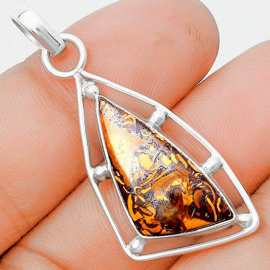 Natural Coquina Fossil Jasper - India Pendant P-1297 SDP129125