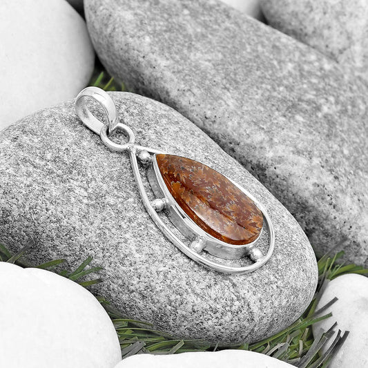 Natural Sutured Ammonite - Madagascar Pendant P-1297 SDP129135