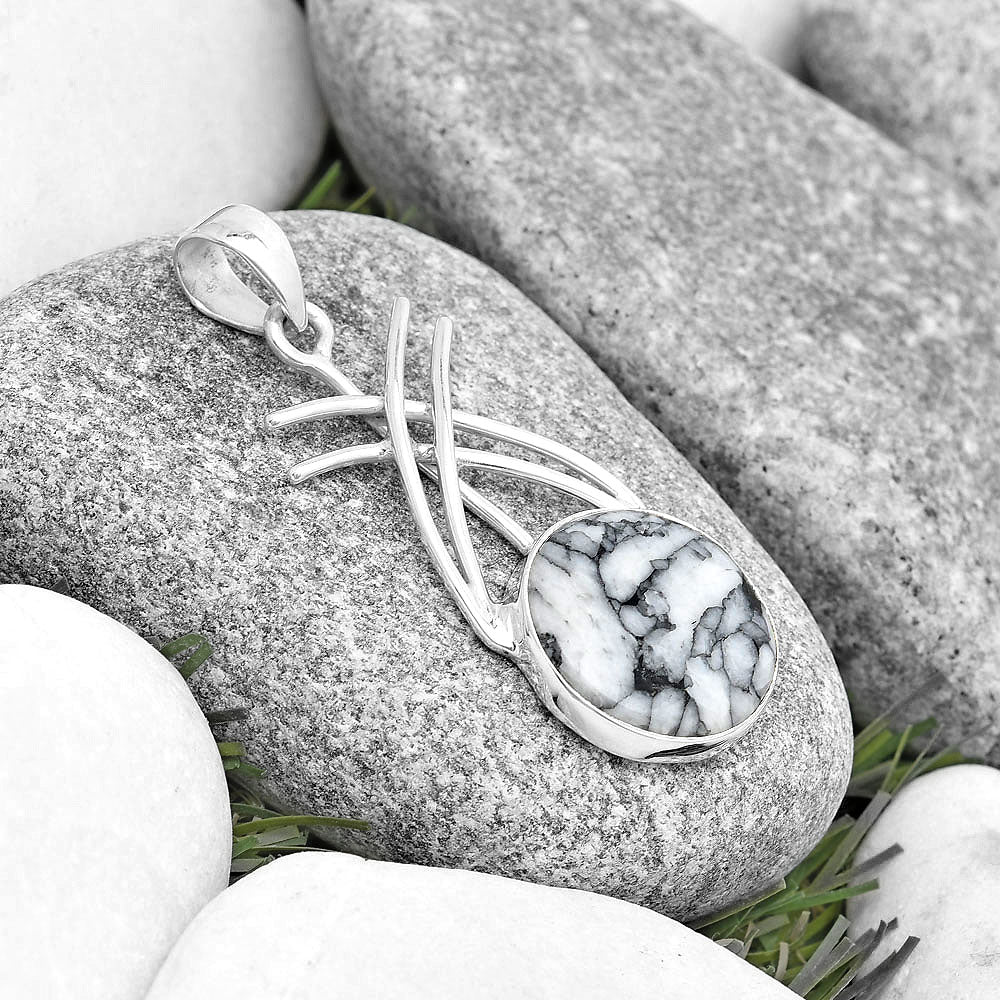 Natural Pinolith Stone Pendant P-1010 SDP129162