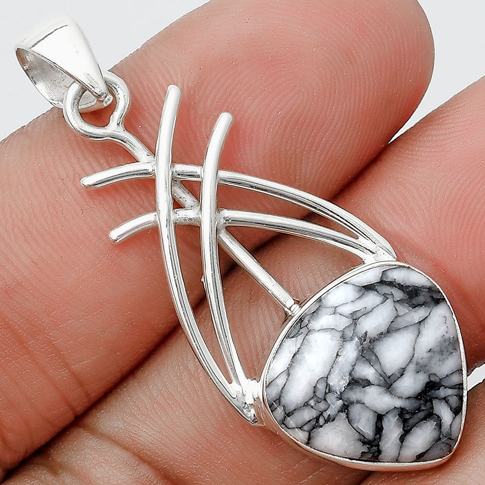 Natural Pinolith Stone Pendant P-1010 SDP129165