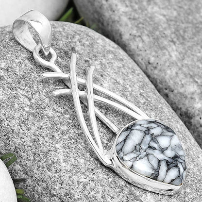 Natural Pinolith Stone Pendant P-1010 SDP129165