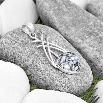 Natural Pinolith Stone Pendant P-1010 SDP129165