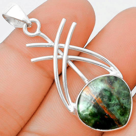 Natural Chrome Chalcedony Pendant P-1010 SDP129180