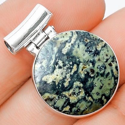 Natural Star Galaxy Jasper Pendant P-1621 SDP129195