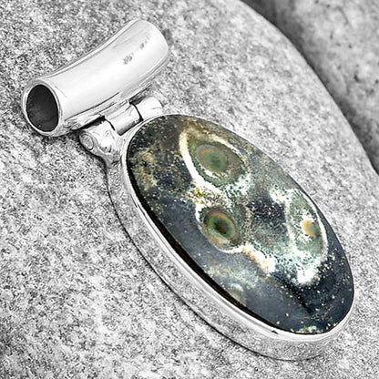 Natural Star Galaxy Jasper Pendant P-1621 SDP129200