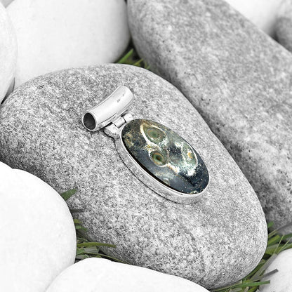 Natural Star Galaxy Jasper Pendant P-1621 SDP129200