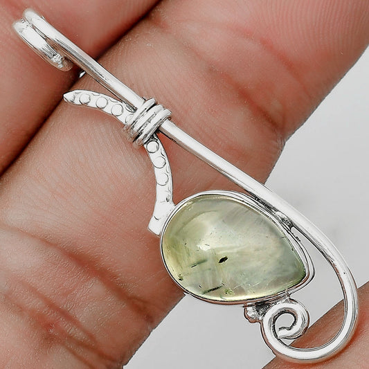Natural Prehnite Pendant P-1682 SDP129219