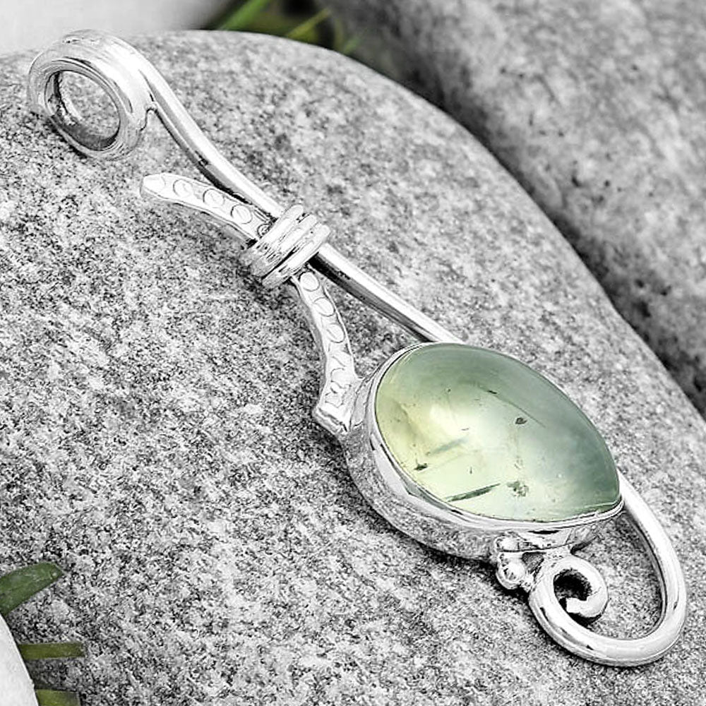Natural Prehnite Pendant P-1682 SDP129219