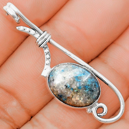 Natural Cavansite - India Pendant P-1682 SDP129224