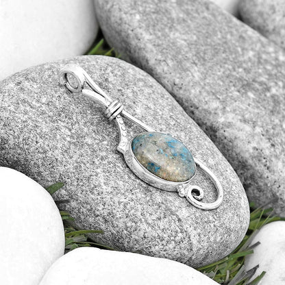 Natural Cavansite - India Pendant P-1682 SDP129224