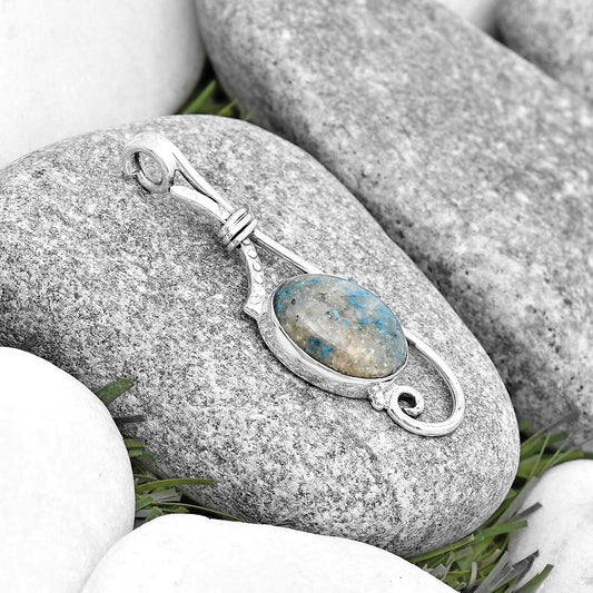 Natural Cavansite - India Pendant P-1682 SDP129224