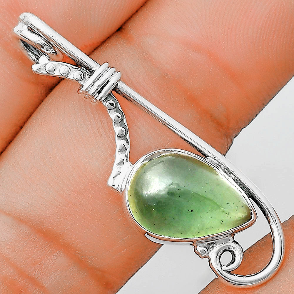 Natural Nephrite Jade - Canada Pendant P-1682 SDP129228