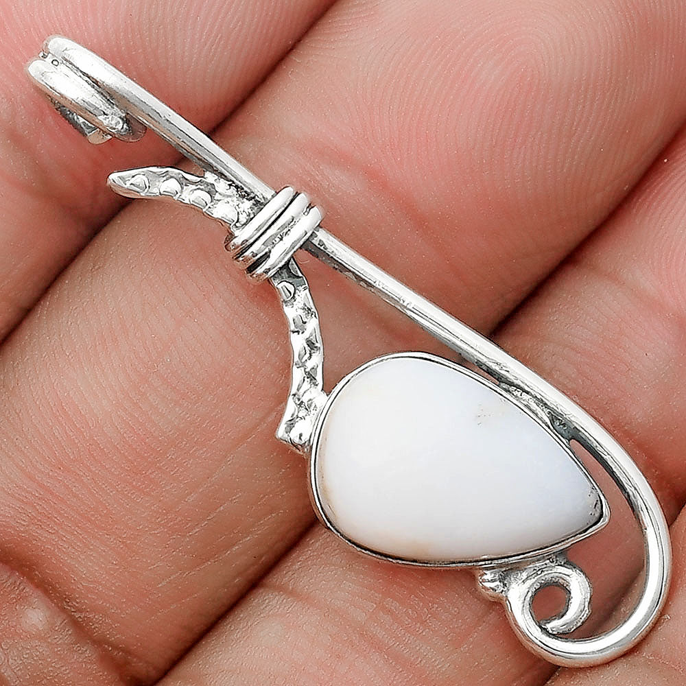 Natural White Opal Pendant P-1682 SDP129232