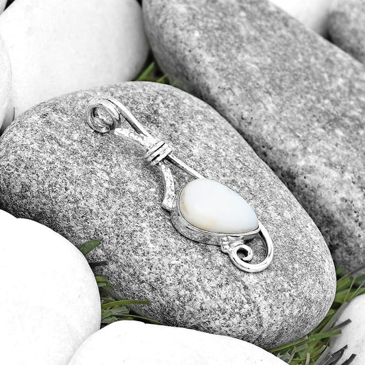Natural White Opal Pendant P-1682 SDP129232