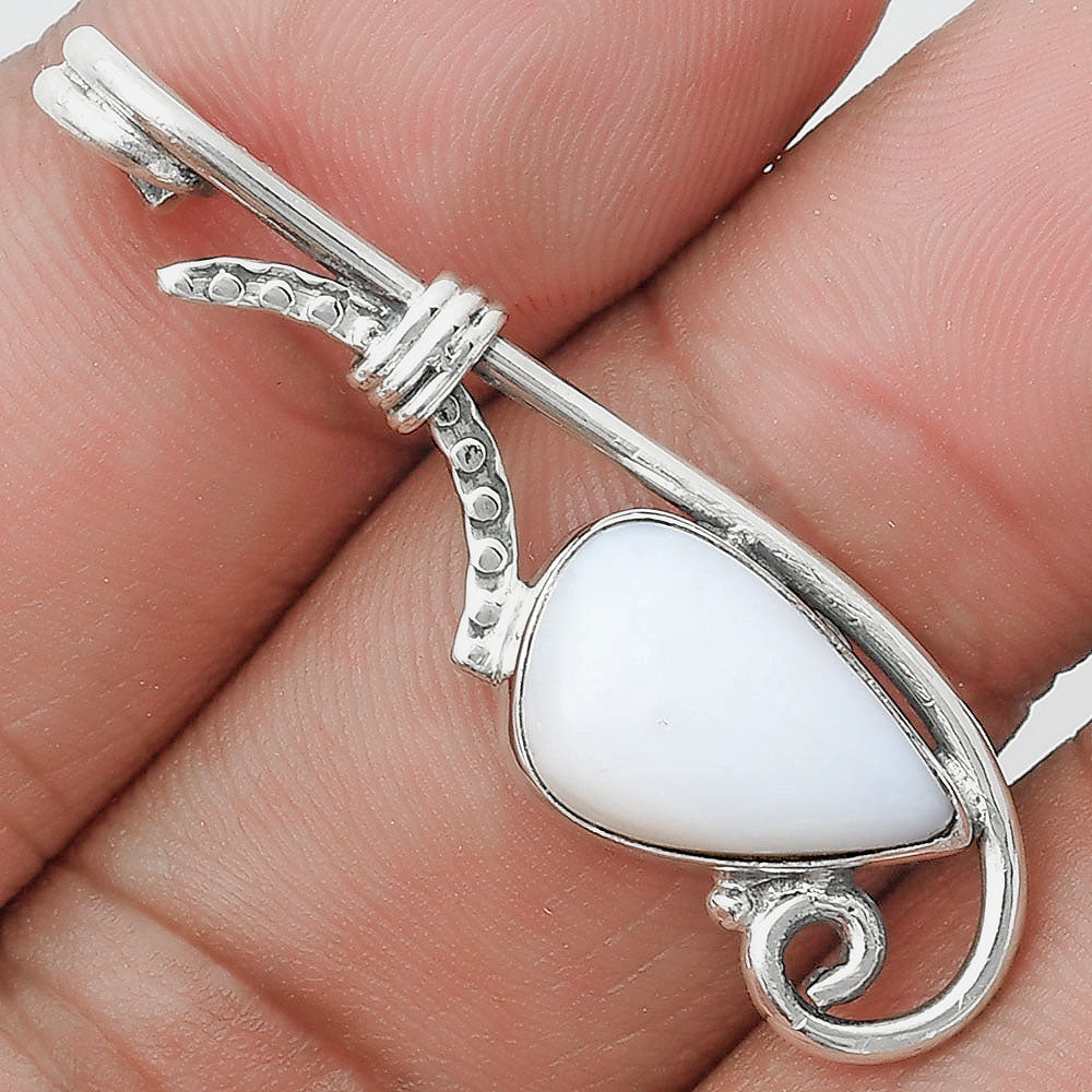 Natural White Opal Pendant P-1682 SDP129233
