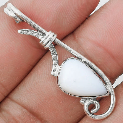 Natural White Opal Pendant P-1682 SDP129233