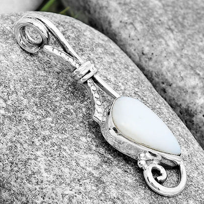 Natural White Opal Pendant P-1682 SDP129233