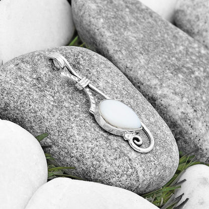 Natural White Opal Pendant P-1682 SDP129243