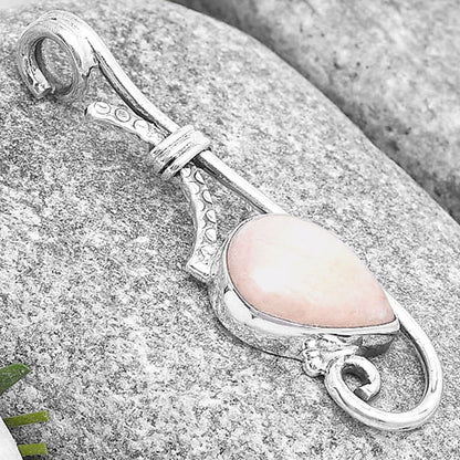 Natural Pink Scolecite Pendant P-1682 SDP129245