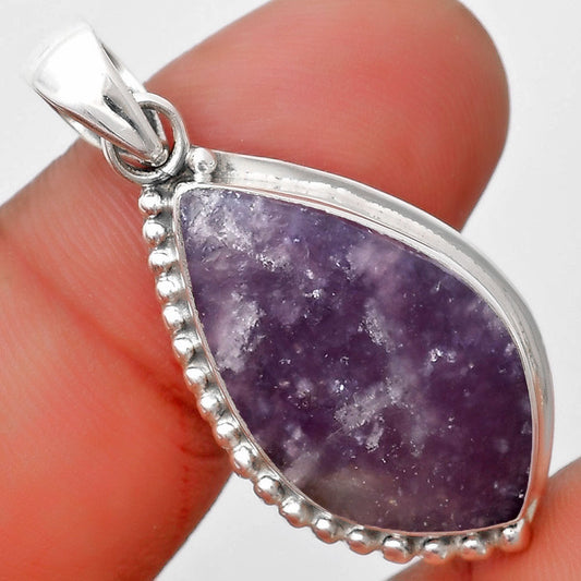 Natural Purple Lepidolite Pendant P-1326 SDP129304