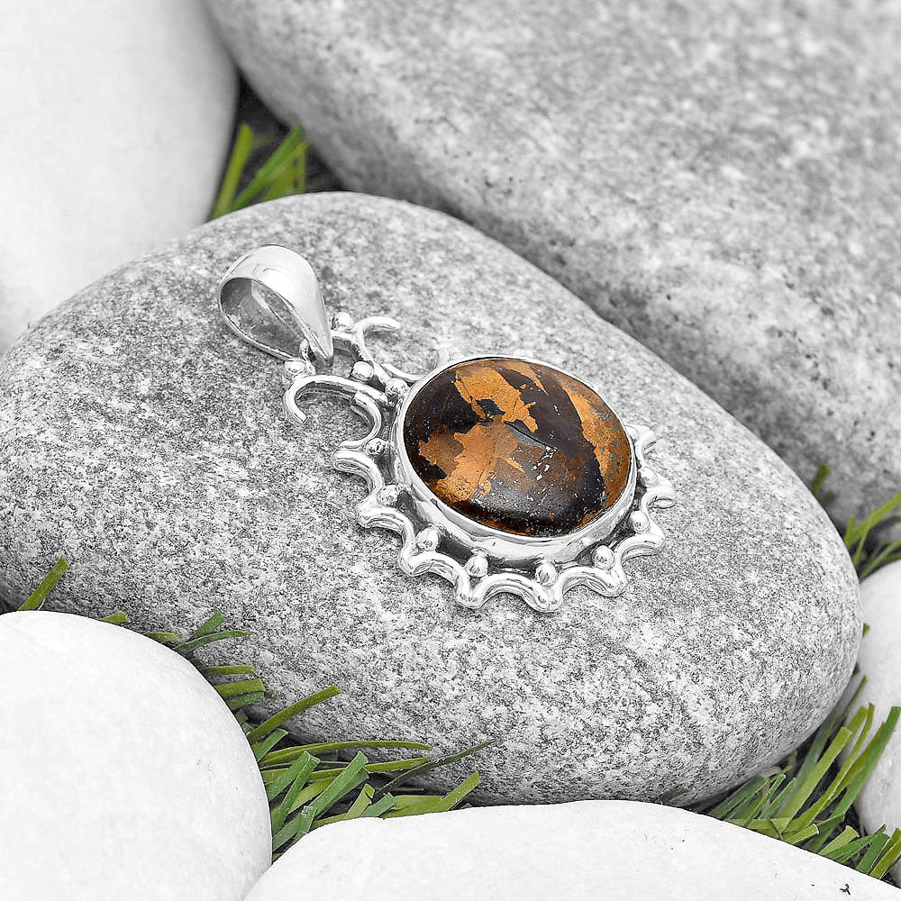 Natural Bronzite Pendant P-1249 SDP129382