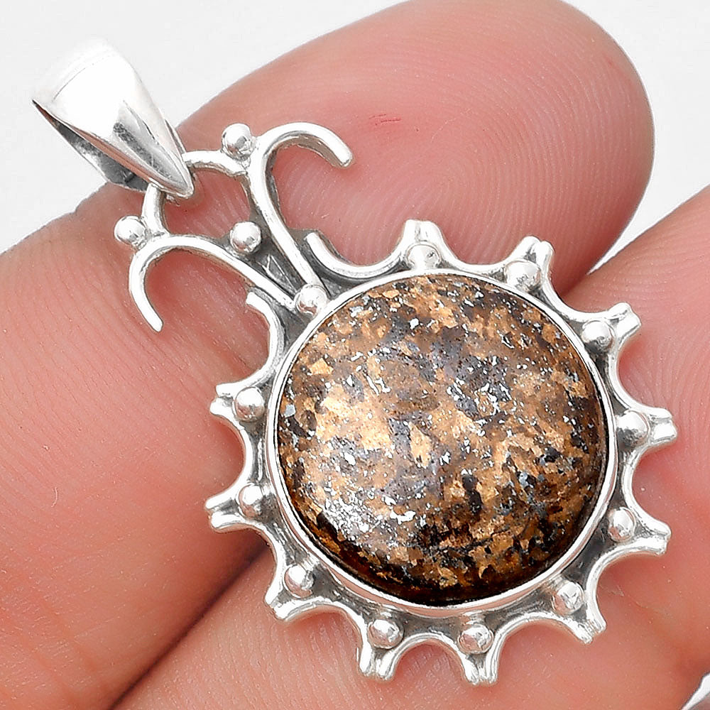 Natural Bronzite Pendant P-1249 SDP129391