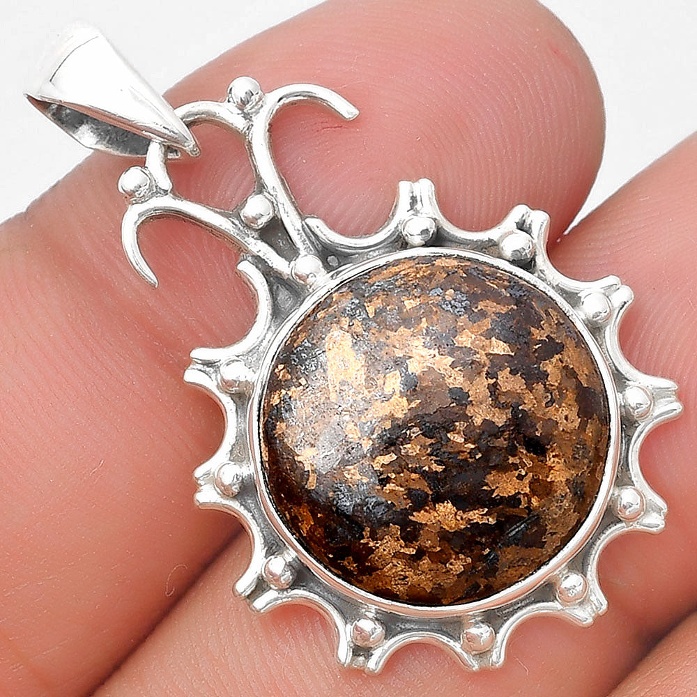 Natural Bronzite Pendant P-1249 SDP129394