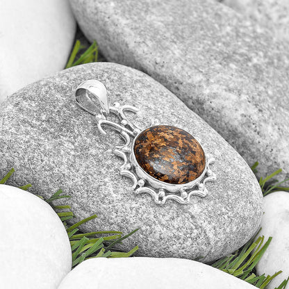 Natural Bronzite Pendant P-1249 SDP129394